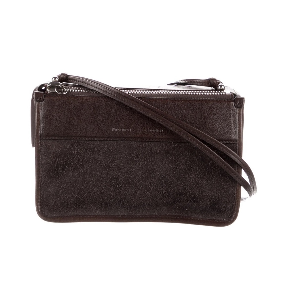 Proenza Schouler Brown Suede Double Zip Crossbody Quiet Luxury
